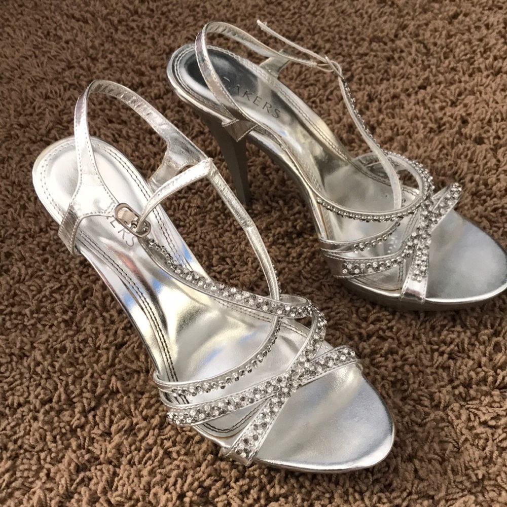 Rhinestone heels